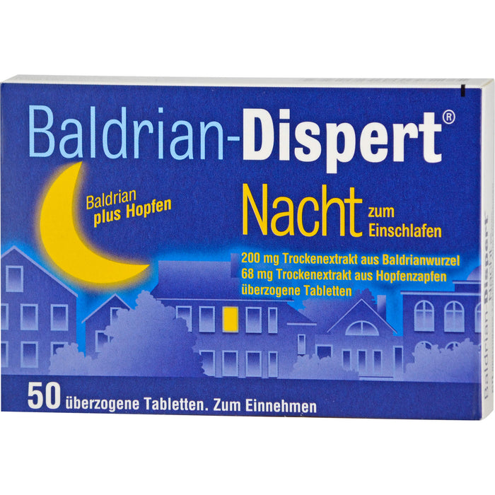 Baldrian-Dispert  Nacht zum Einschlafen, 50 St. Tabletten