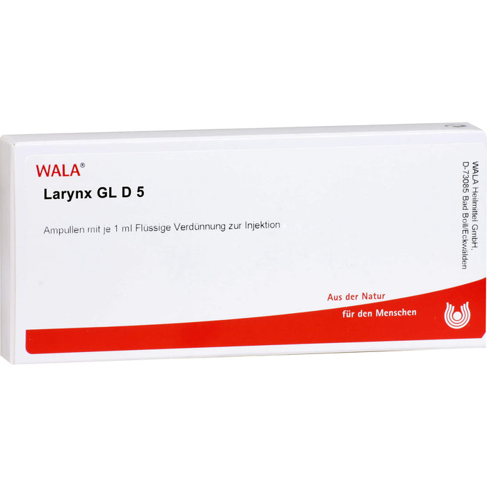 Larynx Gl D5 Wala Ampullen, 10X1 ml AMP