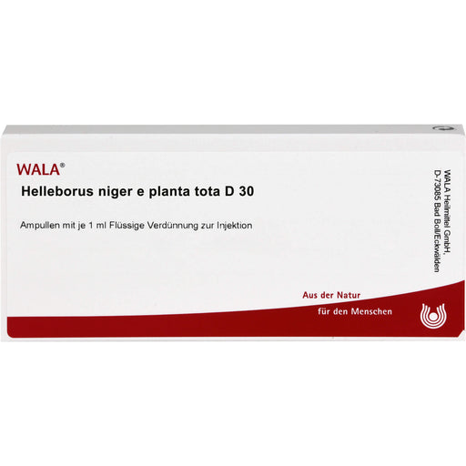 WALA Helleborus niger e planta tota D30 flüssige Verdünnung, 10 St. Ampullen