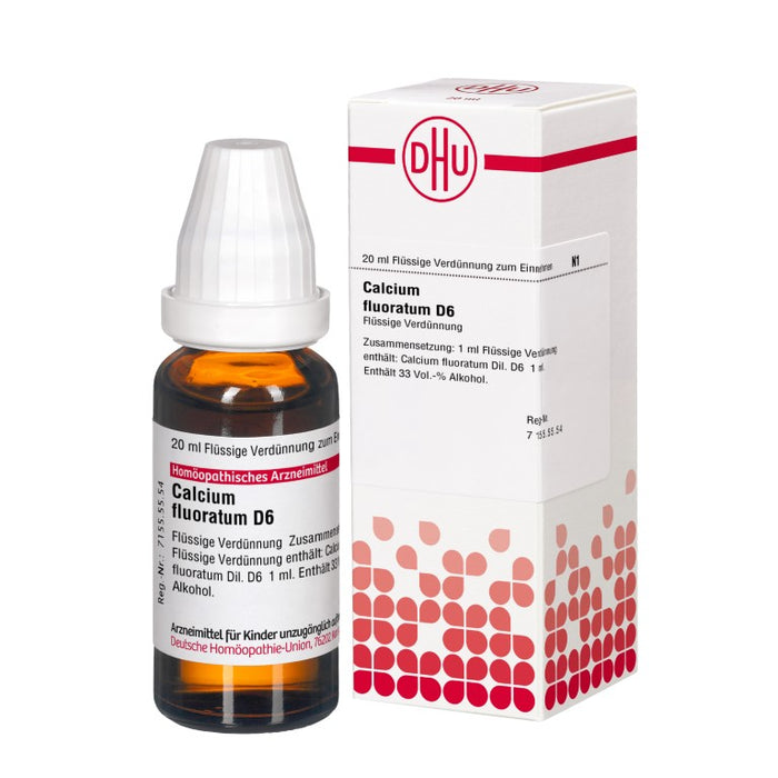 DHU Calcium fluoratum D6 Dilution, 20 ml Solution