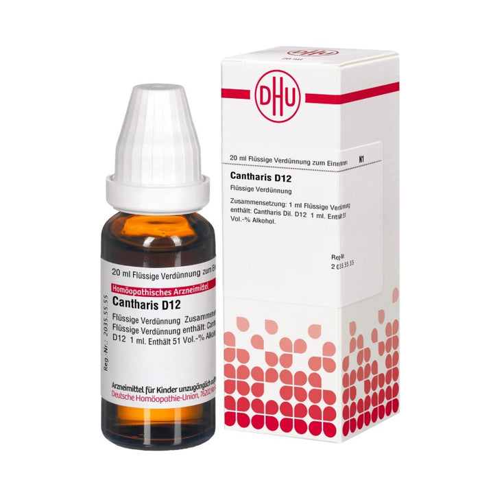 DHU Cantharis D12 Dilution, 20 ml Solution