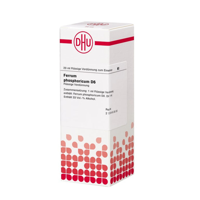 DHU Ferrum phosphoricum D6 Dilution, 20 ml Solution