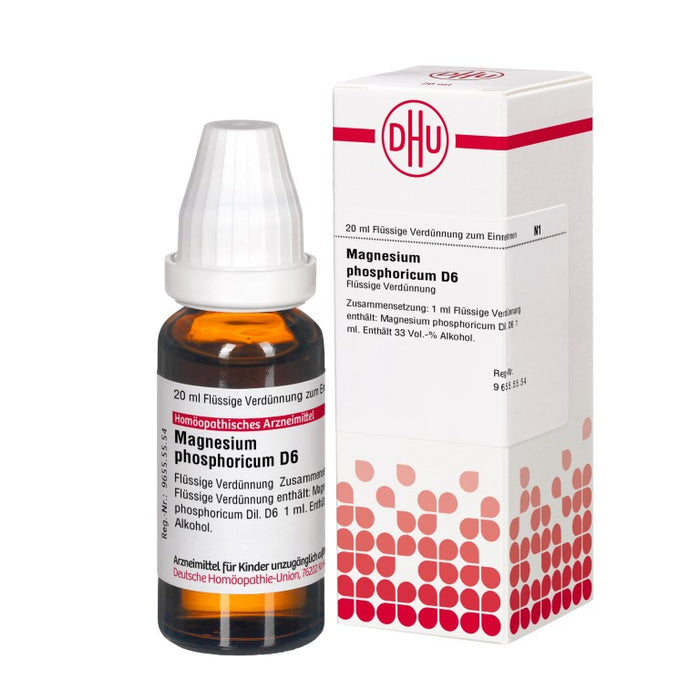 DHU Magnesium phosphoricum D6 Dilution, 20 ml Solution