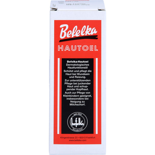 Befelka Hautöl schützt und pflegt die Haut bei Wundsein und Reizung, 100 ml Öl