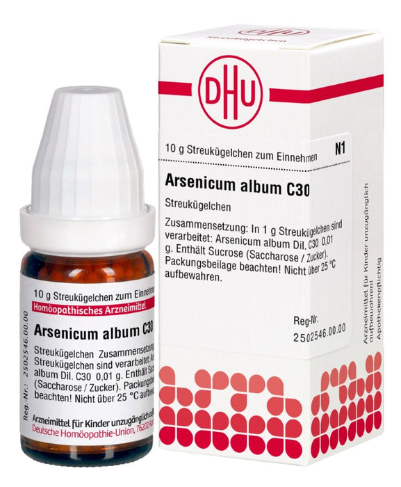 DHU Arsenicum album C30 Streukügelchen, 10 g Globules