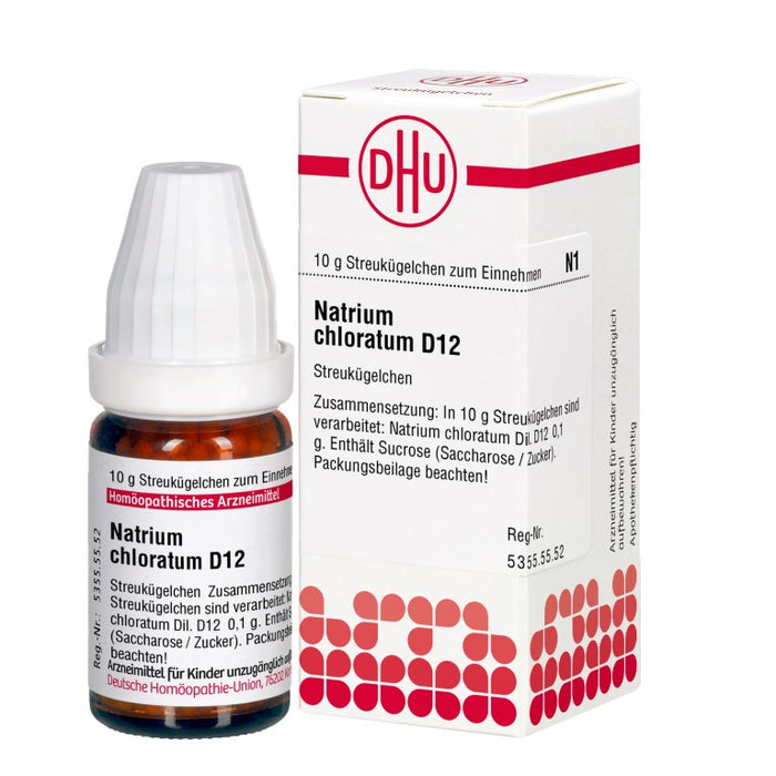 DHU Natrium chloratum D 12 Streukügelchen, 10 g Globules