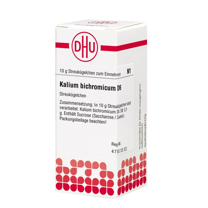 DHU Kalium bichromicum D6 Streukügelchen, 10 g Globules