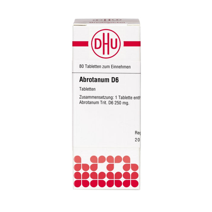 DHU Abrotanum D6 Tabletten, 80 St. Tabletten
