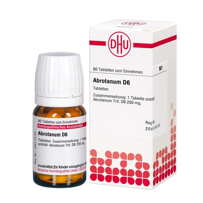 DHU Abrotanum D6 Tabletten, 80 St. Tabletten
