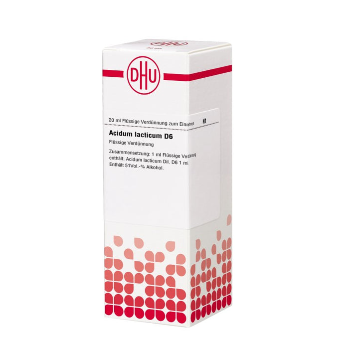 DHU Acidum lacticum D6 Dilution, 20 ml Solution