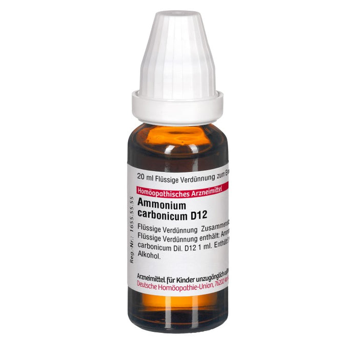 Ammonium carbonicum D12 DHU Dilution, 20 ml Solution