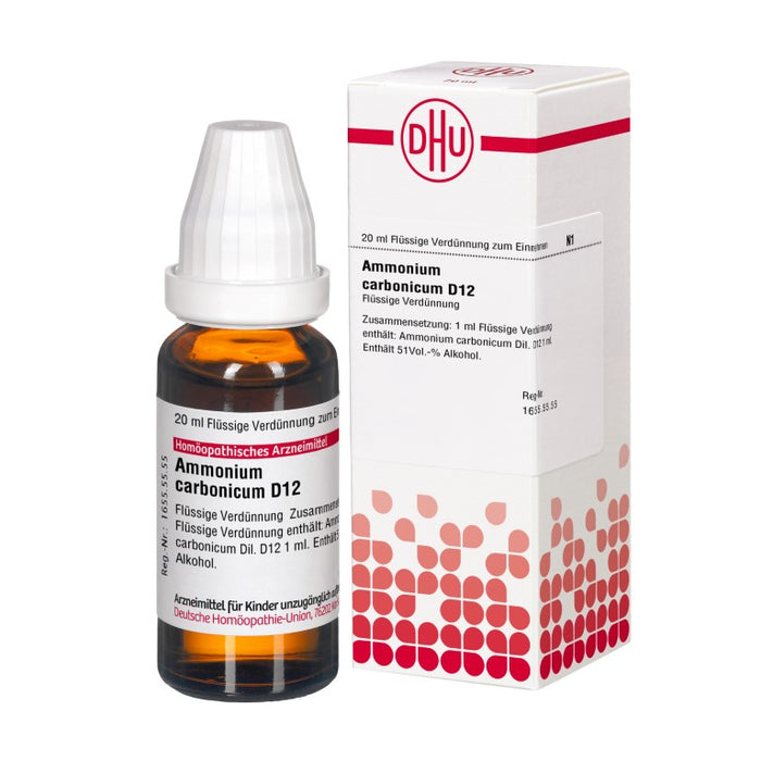 Ammonium carbonicum D12 DHU Dilution, 20 ml Solution
