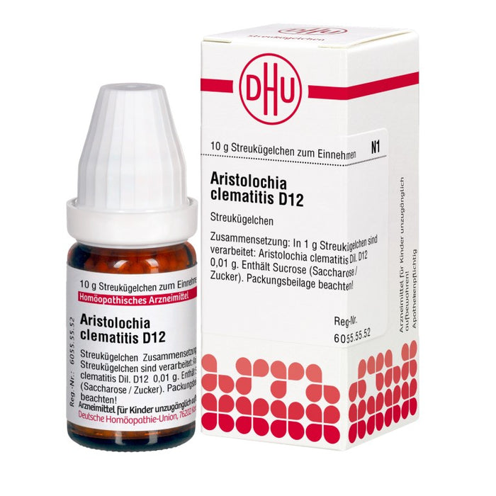 DHU Aristolochia clematitis D12 Streukügelchen, 10 g Globules