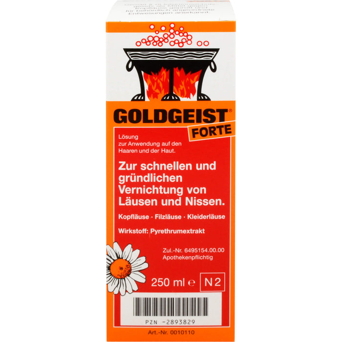 GOLDGEIST forte Lösung bei Läusen und Nissen, 250 ml Solution