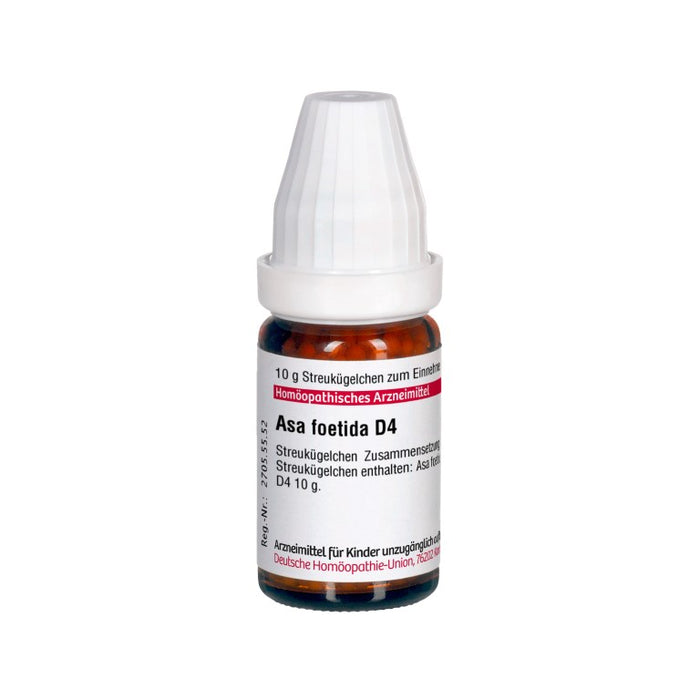 Asa foetida D4 DHU Globuli, 10 g Globules