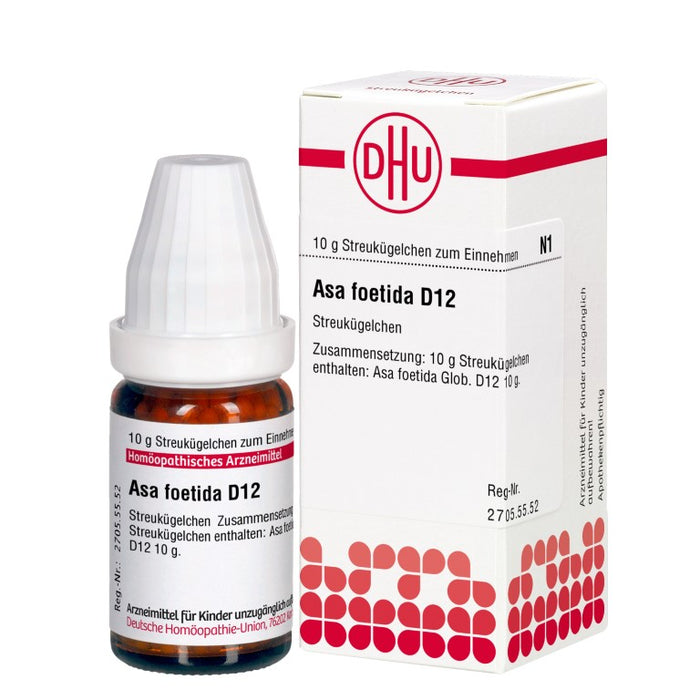 Asa foetida D12 DHU Globuli, 10 g Globules