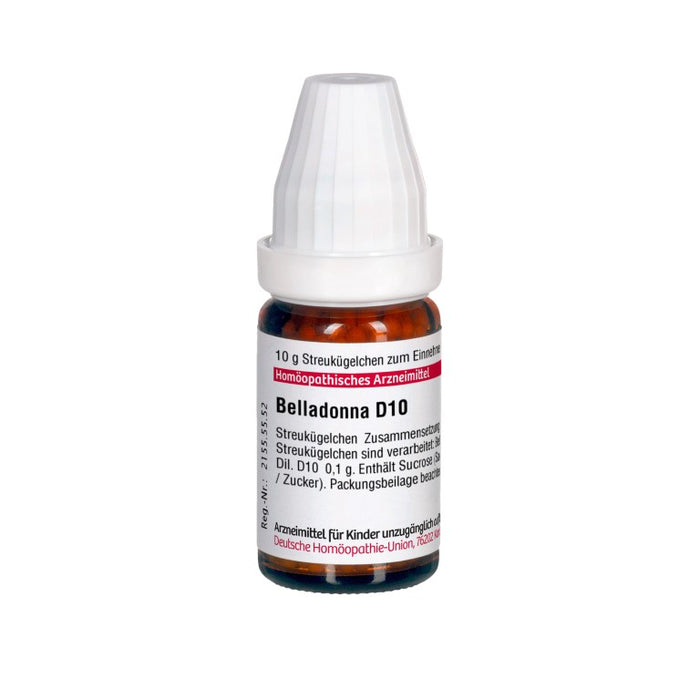 Belladonna D10 DHU Globuli, 10 g Globules