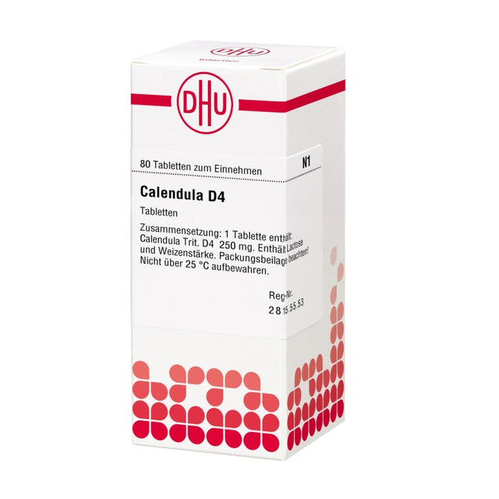 Calendula D4 DHU Tabletten, 80 pc Tablettes