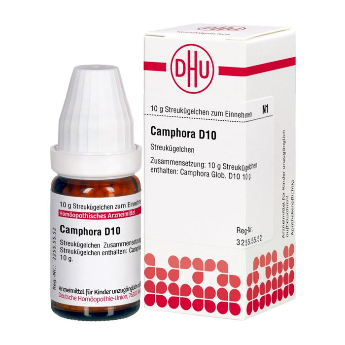 Camphora D10 DHU Globuli, 10 g Globules