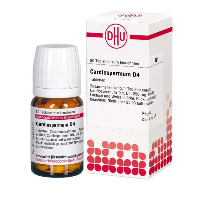 Cardiospermum D4 DHU Tabletten, 80 pcs. Tablets