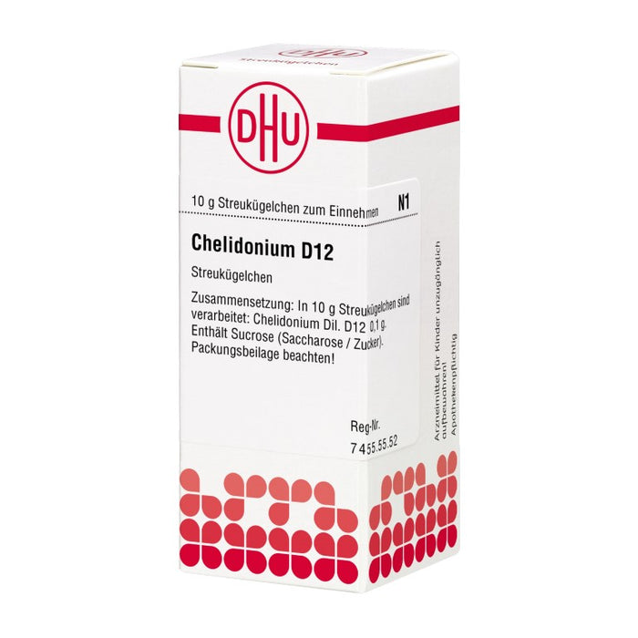DHU Chelidonium D12 Streukügelchen, 10 g Globuli