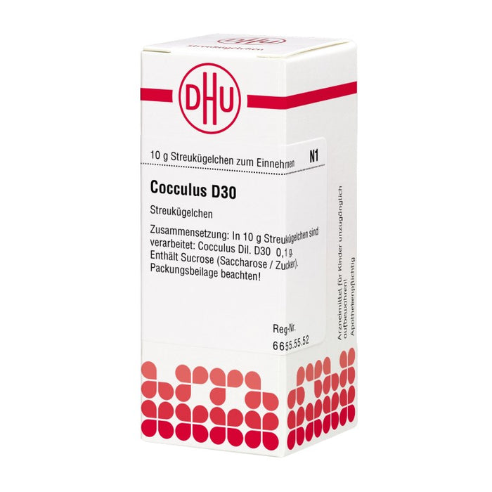 Cocculus D30 DHU Globuli, 10 g Globules