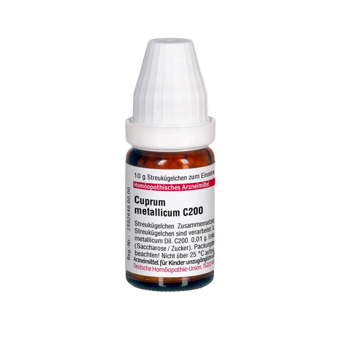 Cuprum metallicum C200 DHU Globuli, 10 g Globules