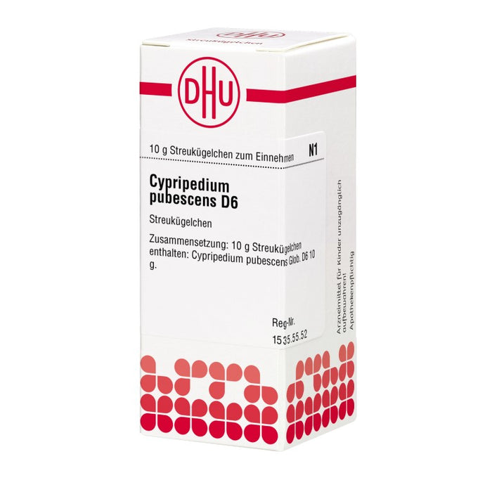 Cypripedium pubescens D6 DHU Globuli, 10 g Globules