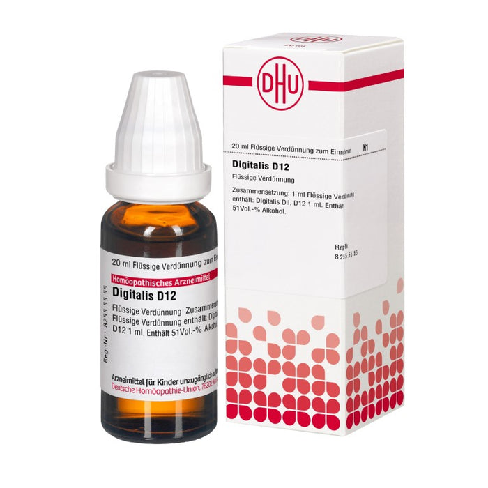 Digitalis D12 DHU Dilution, 20 ml Solution