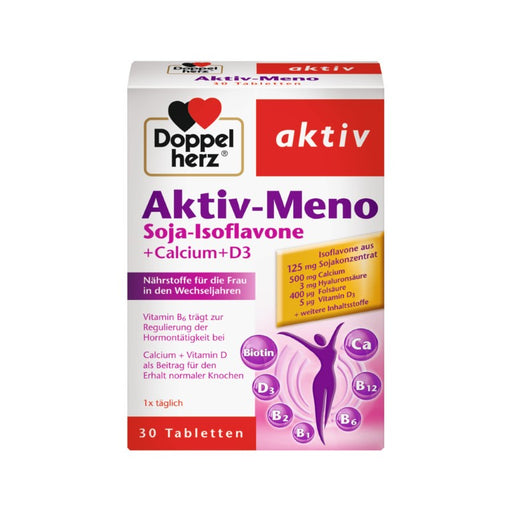 Doppelherz Aktiv-Meno Tabletten für die Frau in den Wechseljahren, 30 St. Tabletten