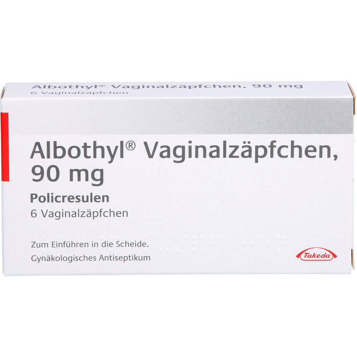 Albothyl Vaginalzäpfchen, 90 mg, 6 St. Zäpfchen