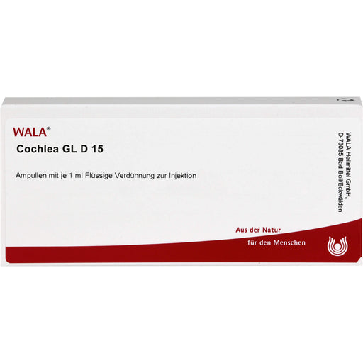 WALA Cochlea Gl D15 flüssige Verdünnung, 10 St. Ampullen