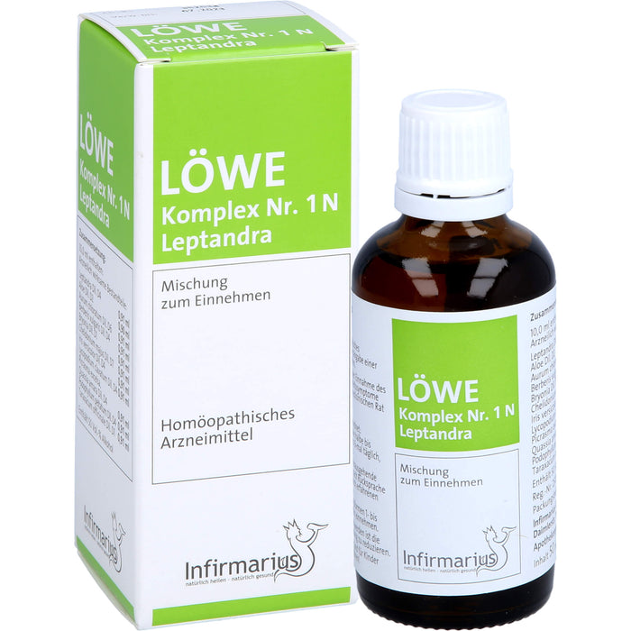 Löwe Komplex Nr. 1 N Leptandra Tropfen, 50 ml Lösung