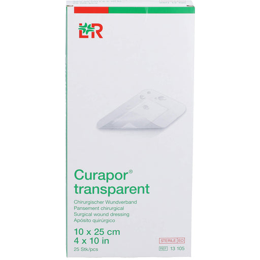 Curapor transparent Wundverband steril 7x5cm, 25 St PFL