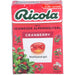Ricola Schweizer Kräuterbonbons Box Cranberry ohne Zucker, 50 g Bonbons
