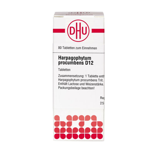 Harpagophytum procumbens D12 DHU Tabletten, 80 St. Tabletten
