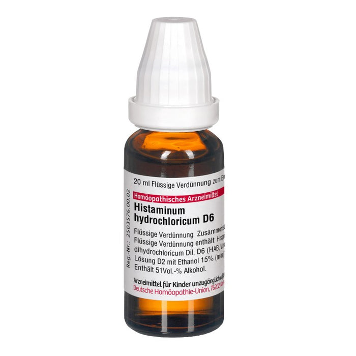 DHU Histaminum hydrochloricum D 6 Verdünnung, 20 ml Solution