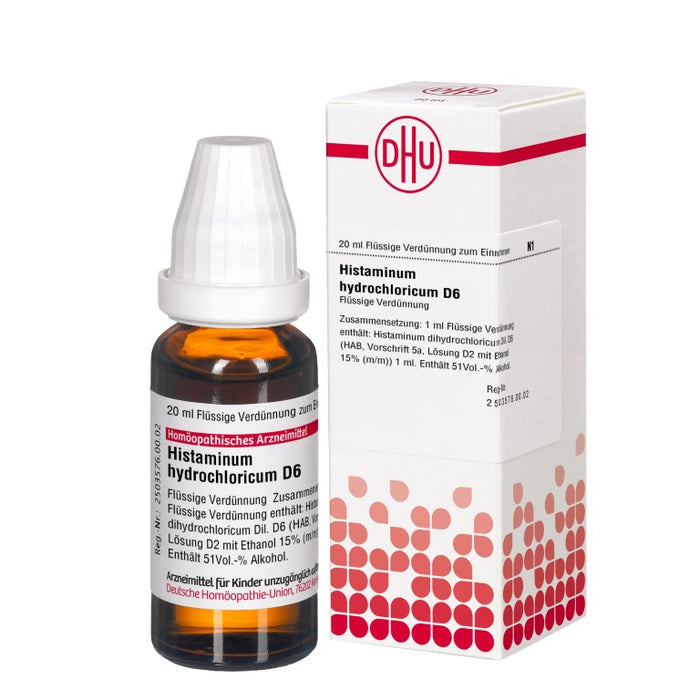 DHU Histaminum hydrochloricum D 6 Verdünnung, 20 ml Solution