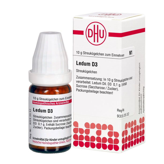 DHU Ledum D3 Streukügelchen, 10 g Globules