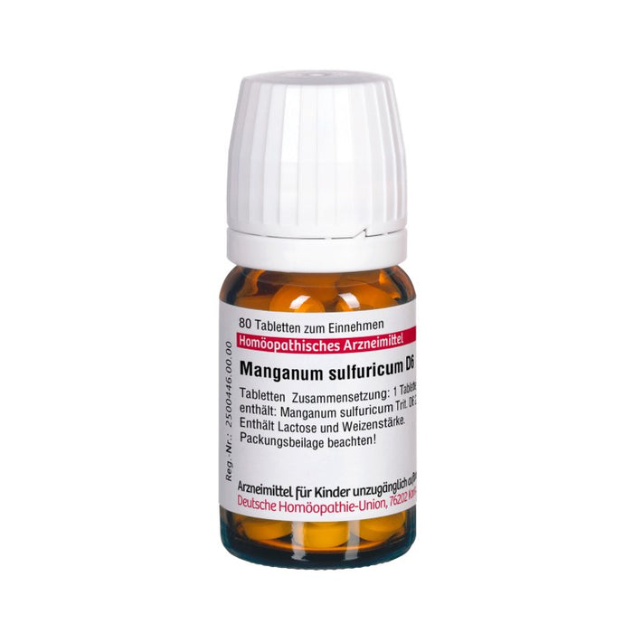 Manganum sulfuricum D6 DHU Tabletten, 80 pc Tablettes
