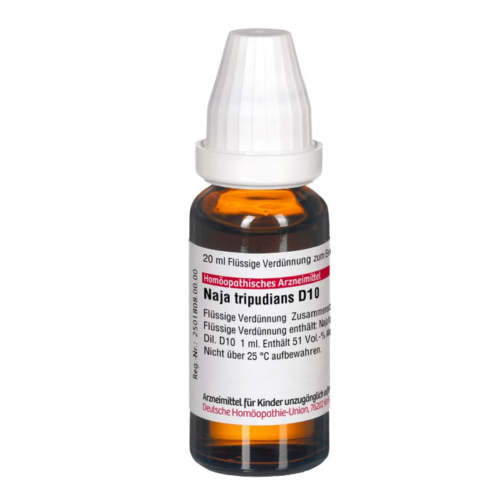 Naja tripudians D10 DHU Dilution, 20 ml Solution