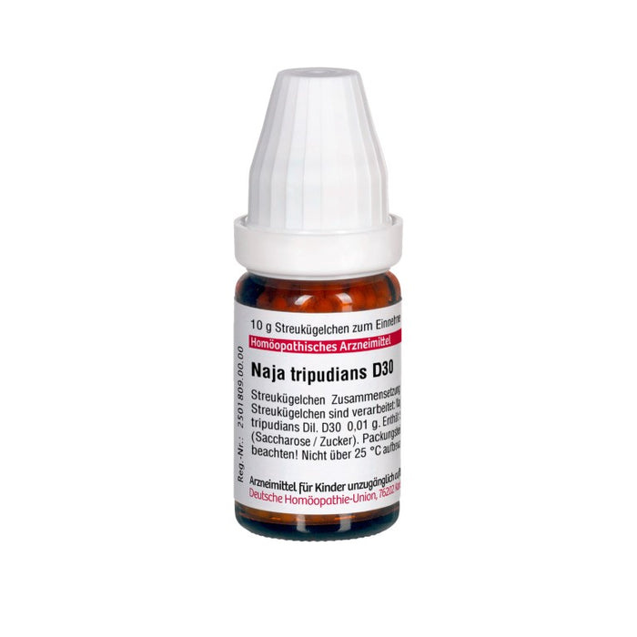 Naja tripudians D30 DHU Globuli, 10 g Globules