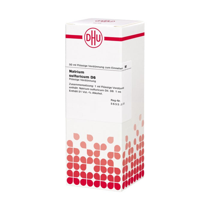 Natrium sulfuricum D6 DHU Dilution, 50 ml Solution