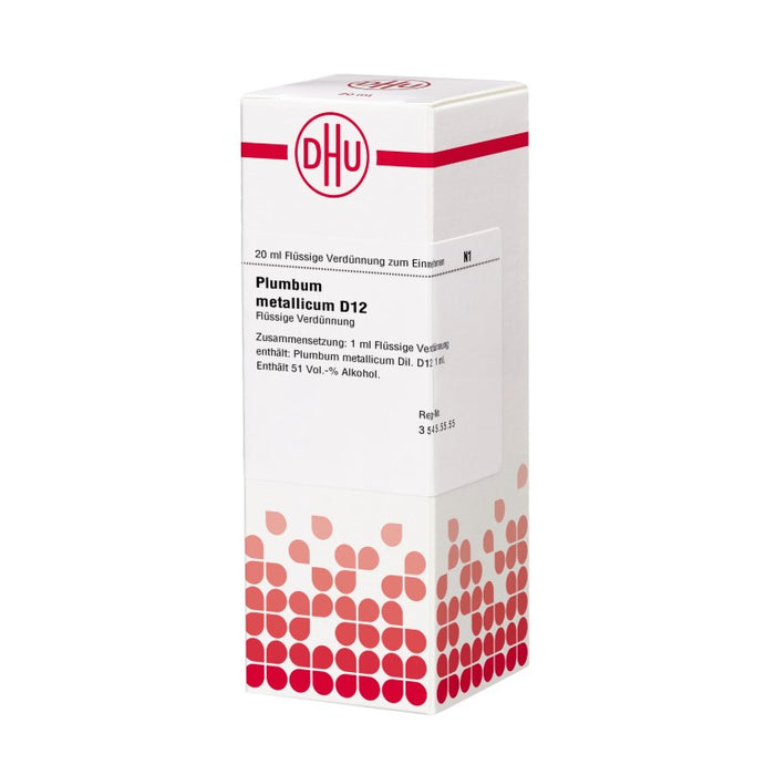 Plumbum metallicum D12 DHU Dilution, 20 ml Solution