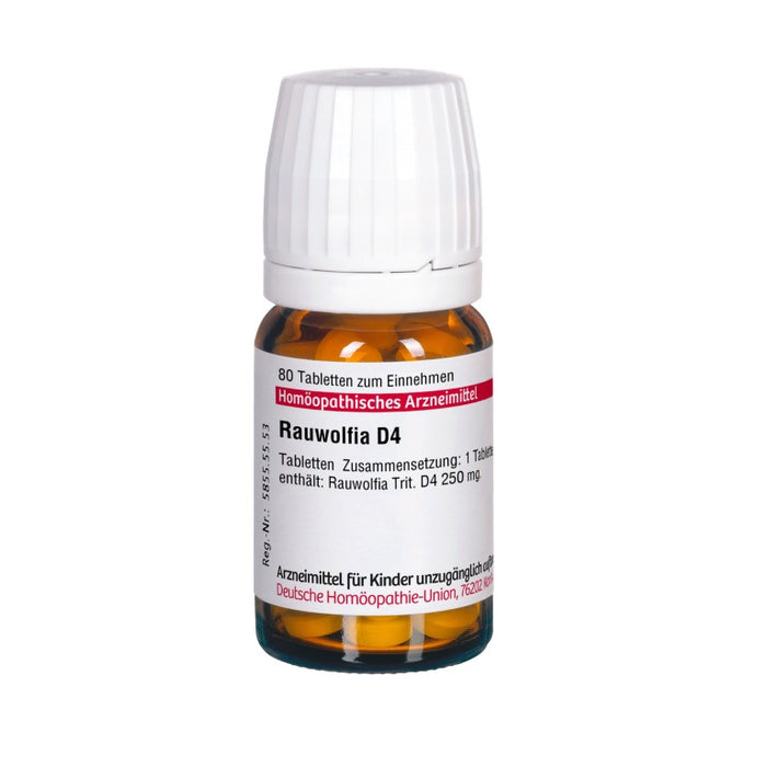 Rauwolfia D4 DHU Tabletten, 80 pcs. Tablets