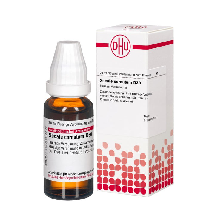 Secale cornutum D30 DHU Dilution, 20 ml Solution