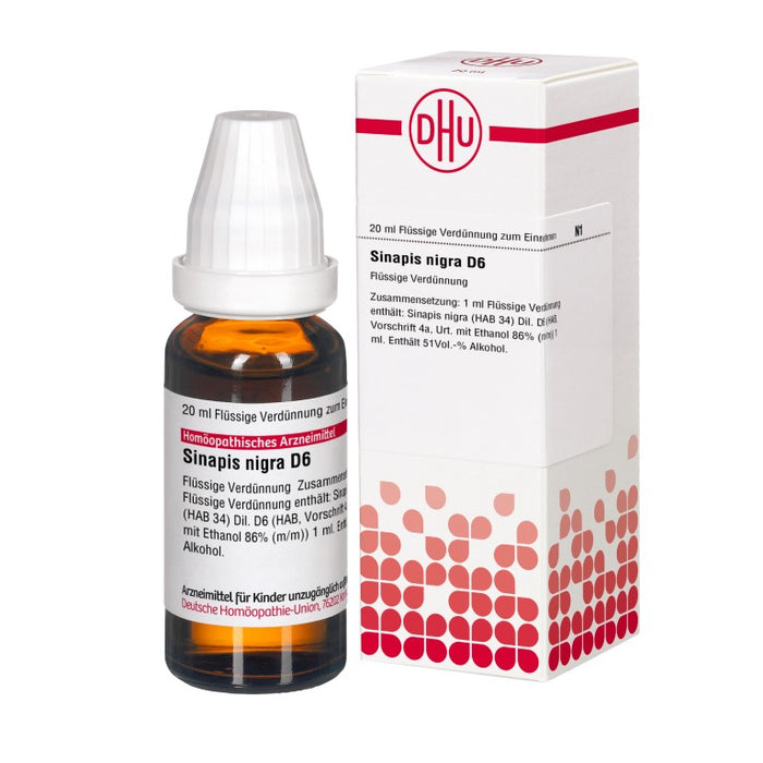 Sinapis nigra D6 DHU Dilution, 20 ml Solution