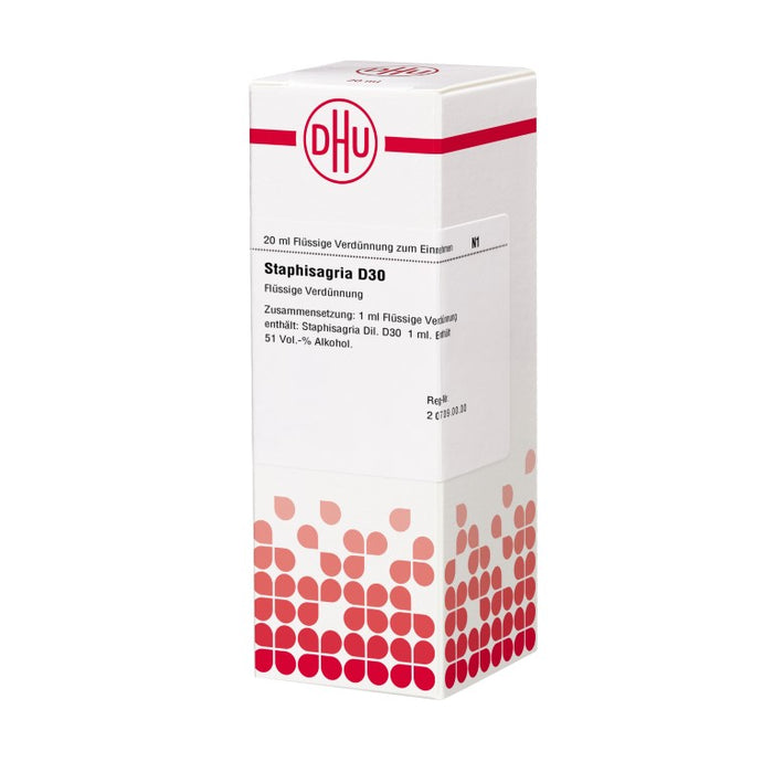 DHU Staphisagria D30 Dilution, 20 ml Solution