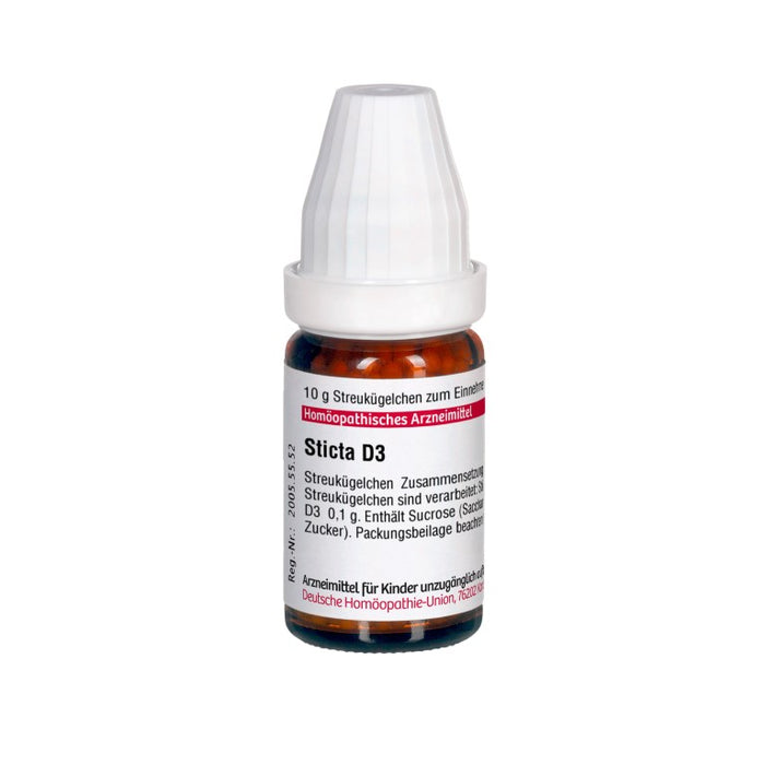 Sticta D3 DHU Globuli, 10 g Globules