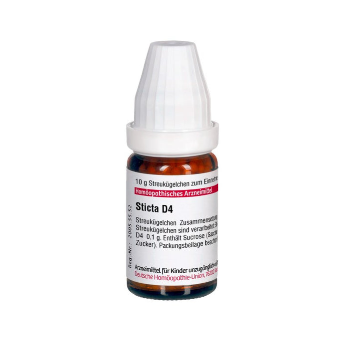 Sticta D4 DHU Globuli, 10 g Globules
